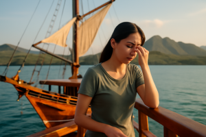 Tips Agar Tidak Mabuk Laut di Kapal Phinisi!