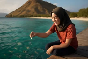 Memberi Makan Ikan di Pulau Kanawa Pengalaman Unik Labuan Bajo